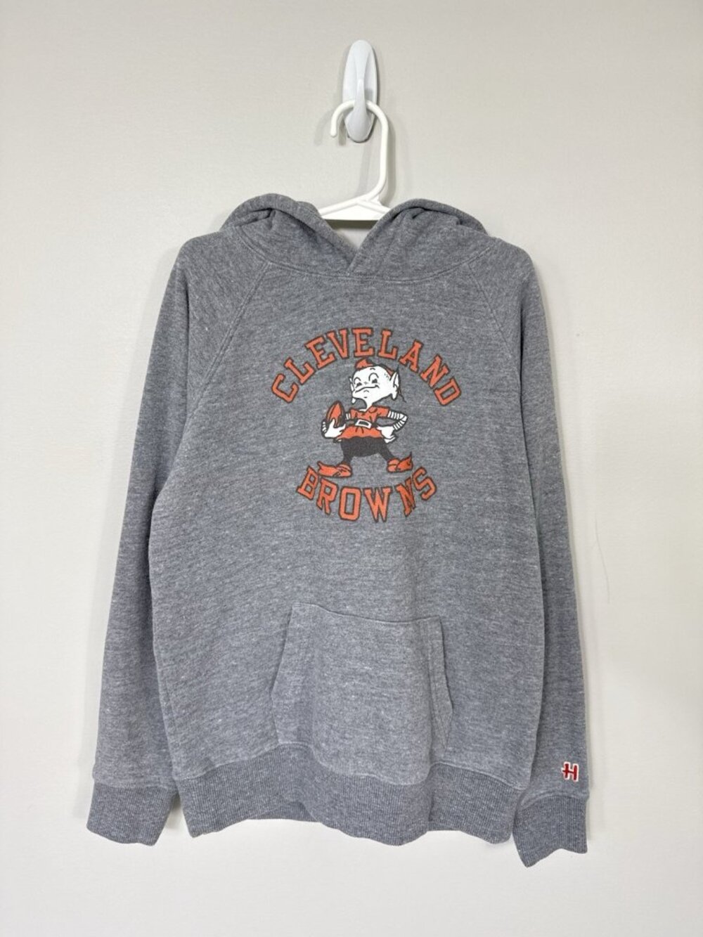 Homage Cleveland Browns Ohio Sweatshirt Hoodie Youth Kids Size 10 Medium Gray